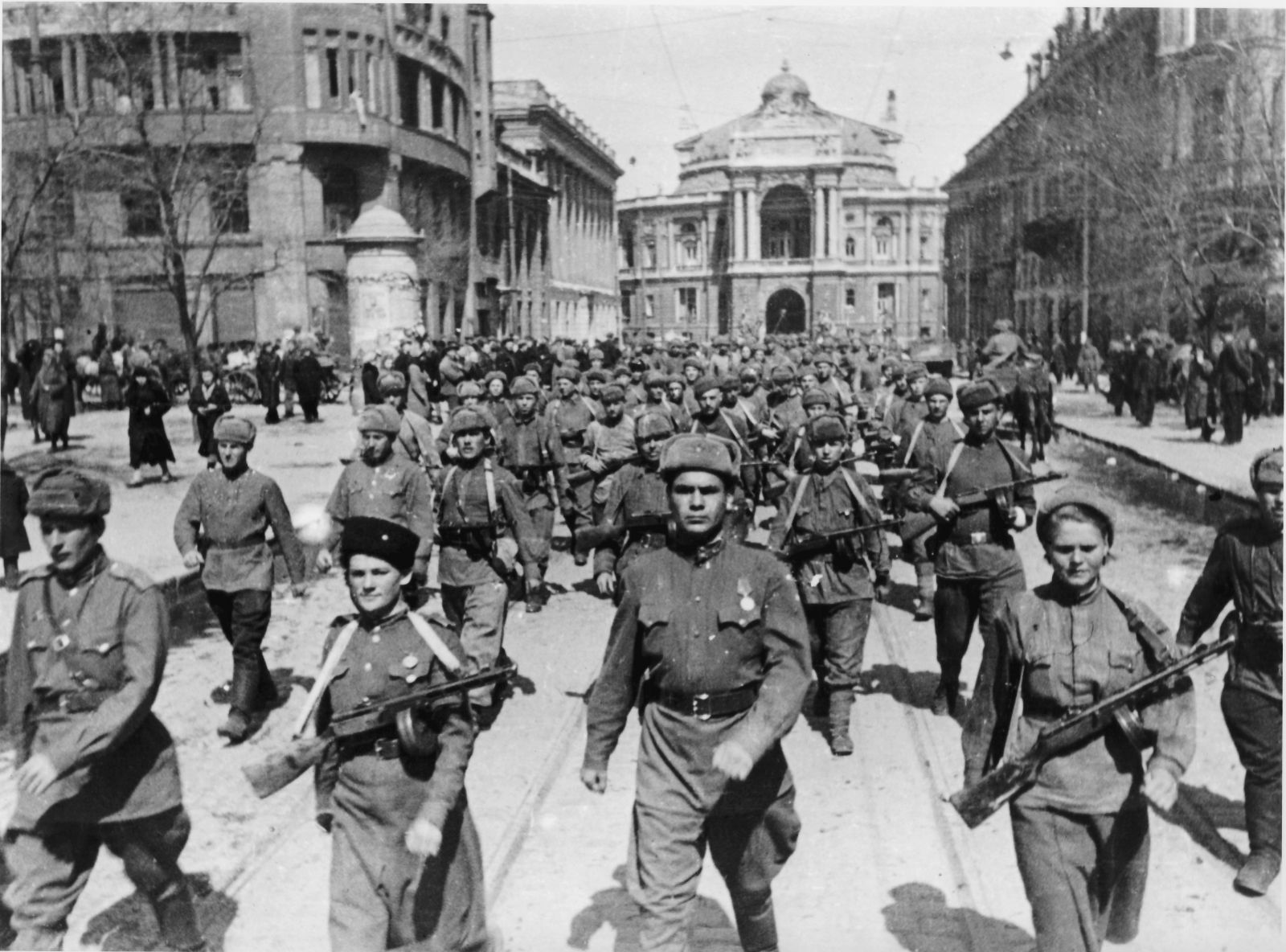Одесские они атаковавшие немцев итальянское слово
