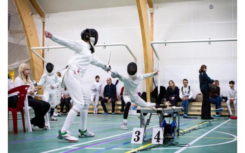 В спортивном комплексе «Восход» состоялся традиционный детско-юношеский турнир по фехтованию «Серебряная шпага» image 36
