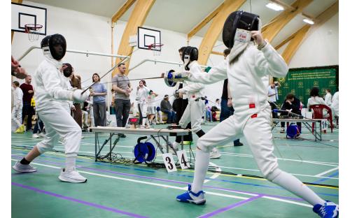 В спортивном комплексе «Восход» состоялся традиционный детско-юношеский турнир по фехтованию «Серебряная шпага» image 46